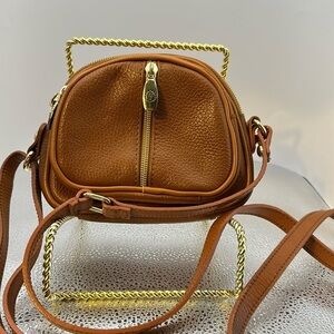 Valentina genuine leather made in Italy small Crossbody. Perfect condition.​​​